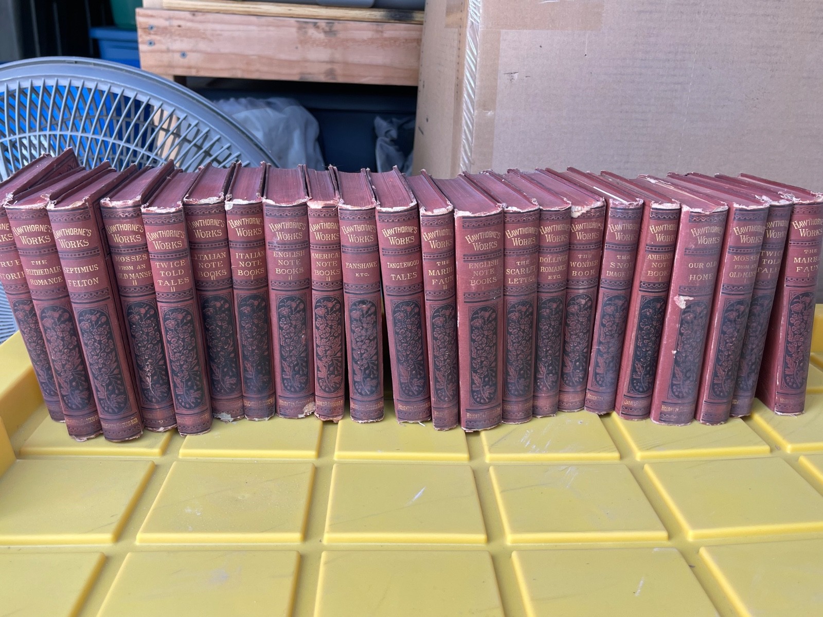 Hawthorne’s Works (1876, 22-volume set) Antique Books