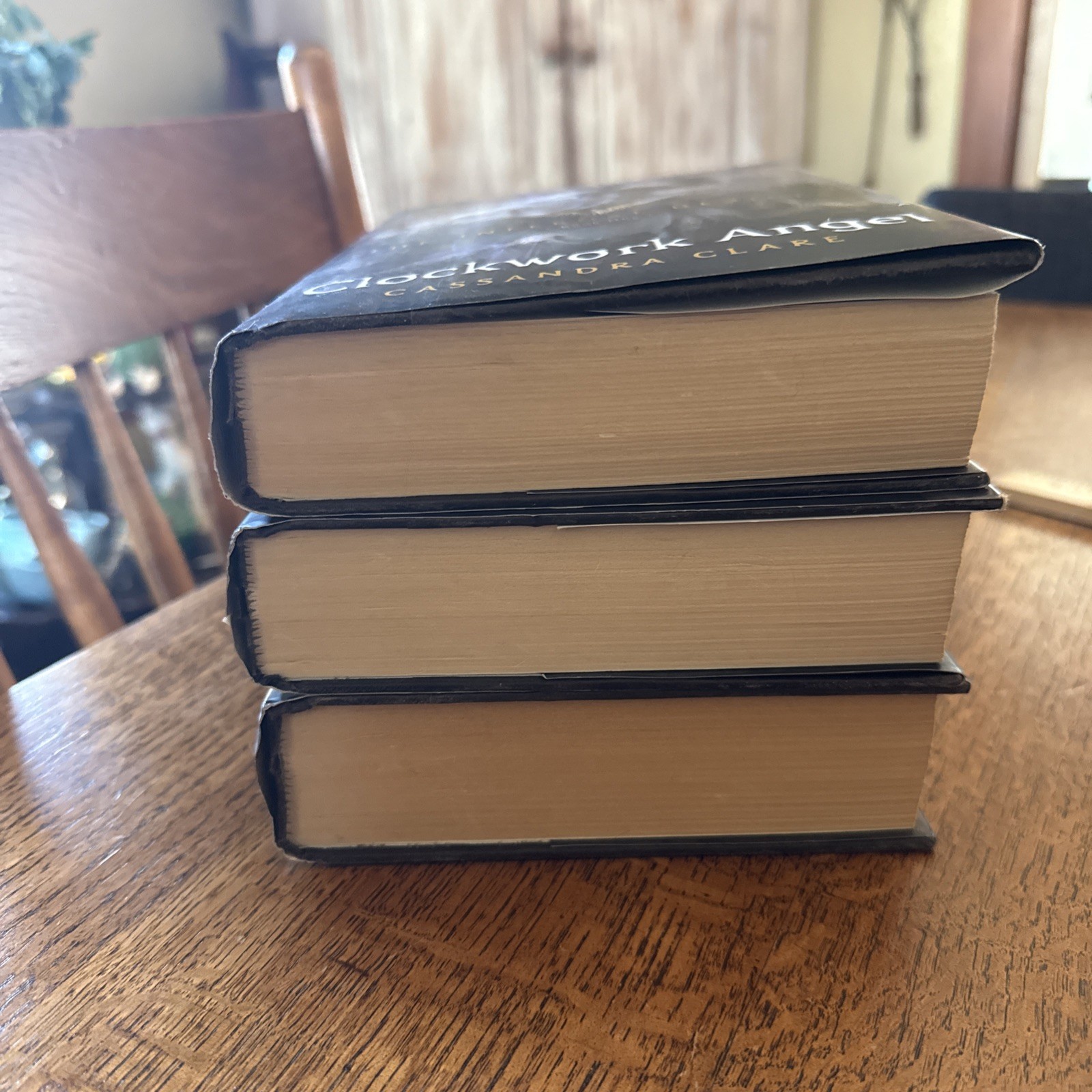 The Infernal Devices Trilogy by Cassandra Clare 1st Editions 1st Printings Clock