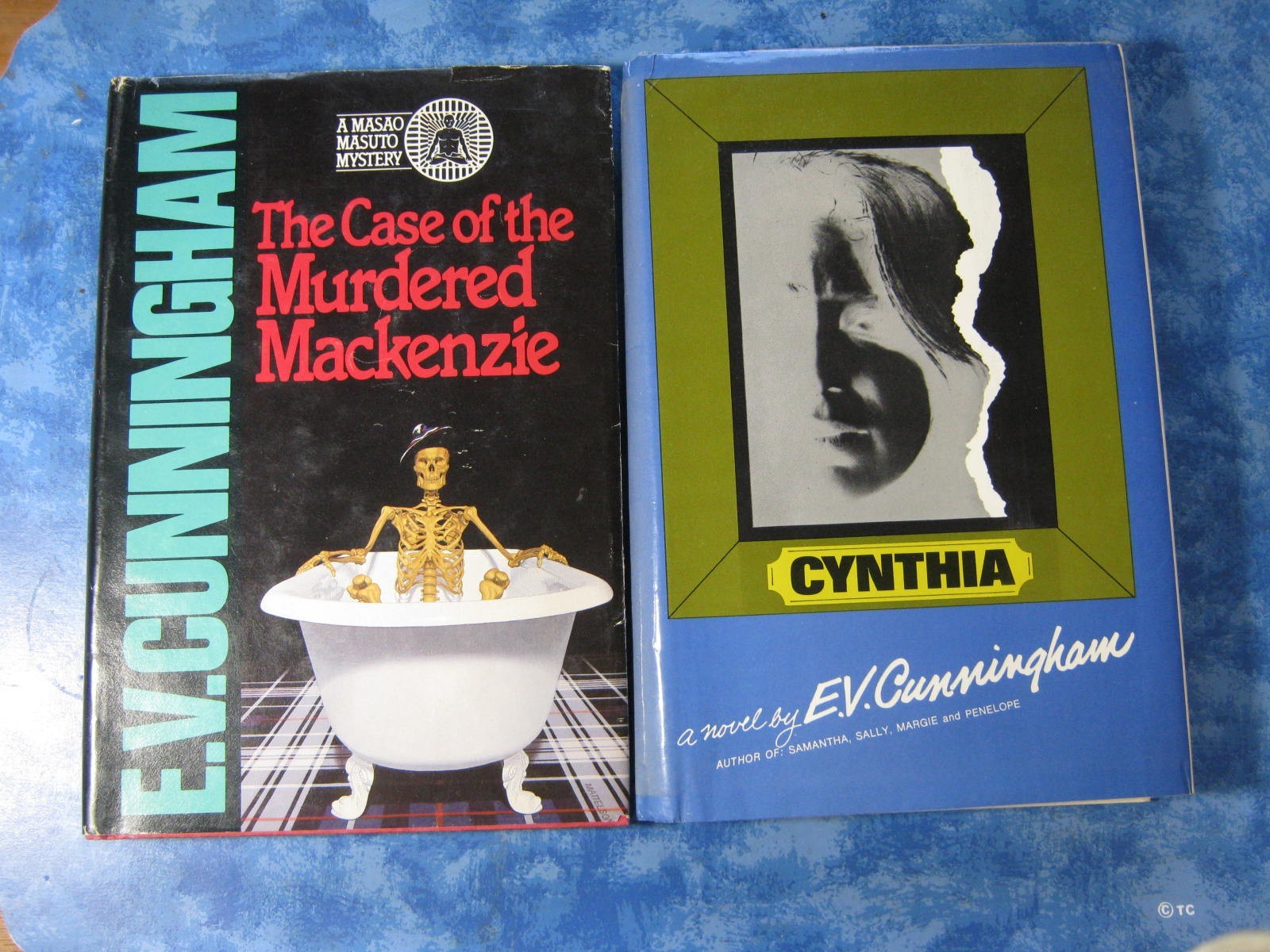 Vtg Lot of 5 E.V. CUNNINGHAM HCDJ 1984 3 Masao Masuto Mystery CYNTHIA SALLY GOOD