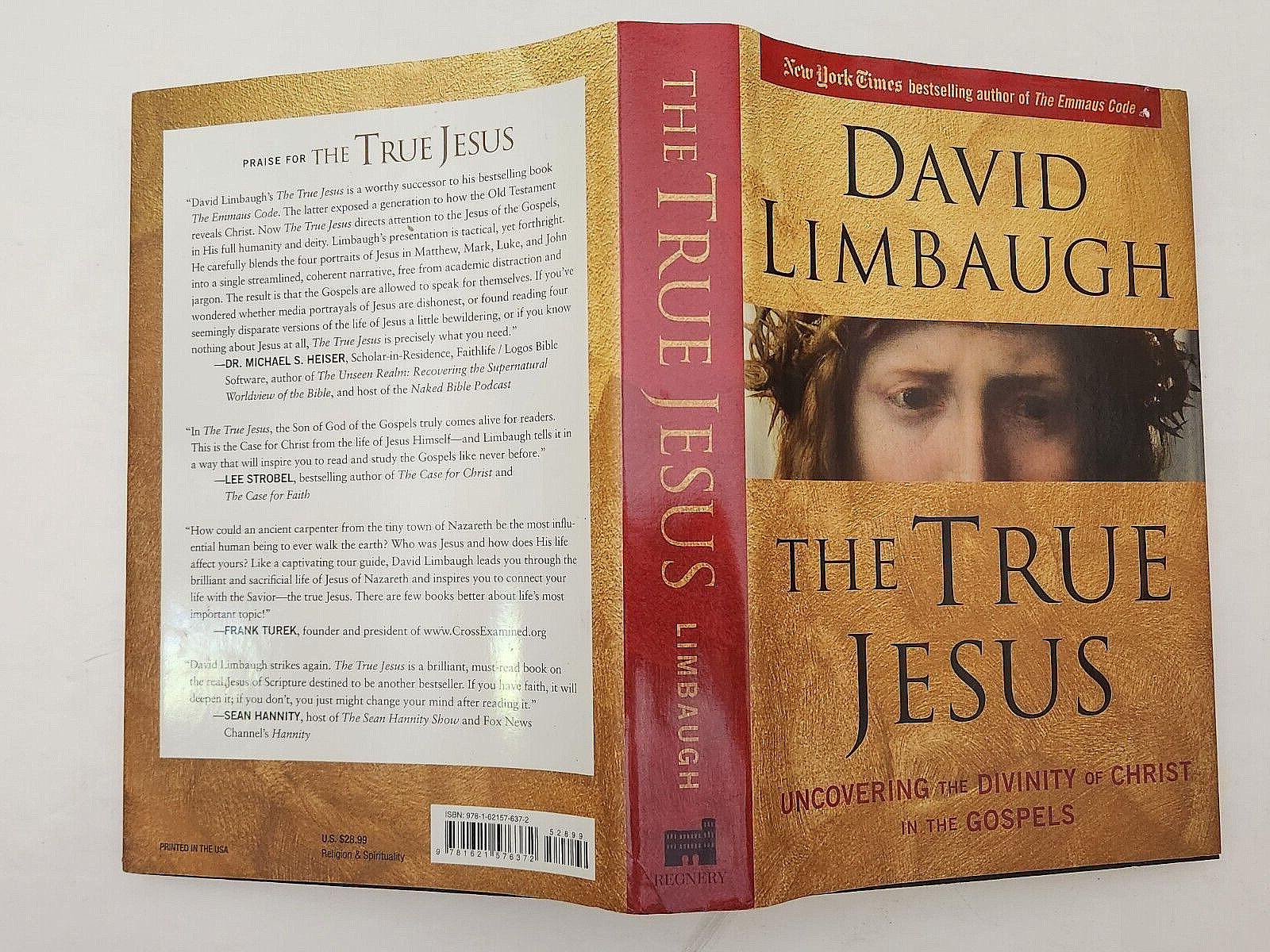 The True Jesus: David Limbaugh. Regnery Publishing 1st Printing. Hardcover 2017