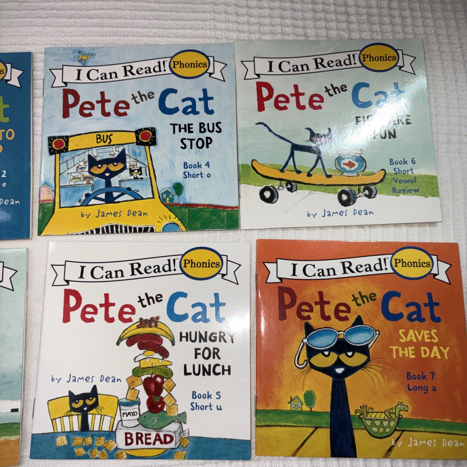 Lot Of 9, Pete The Cat, I Can Read Phonics