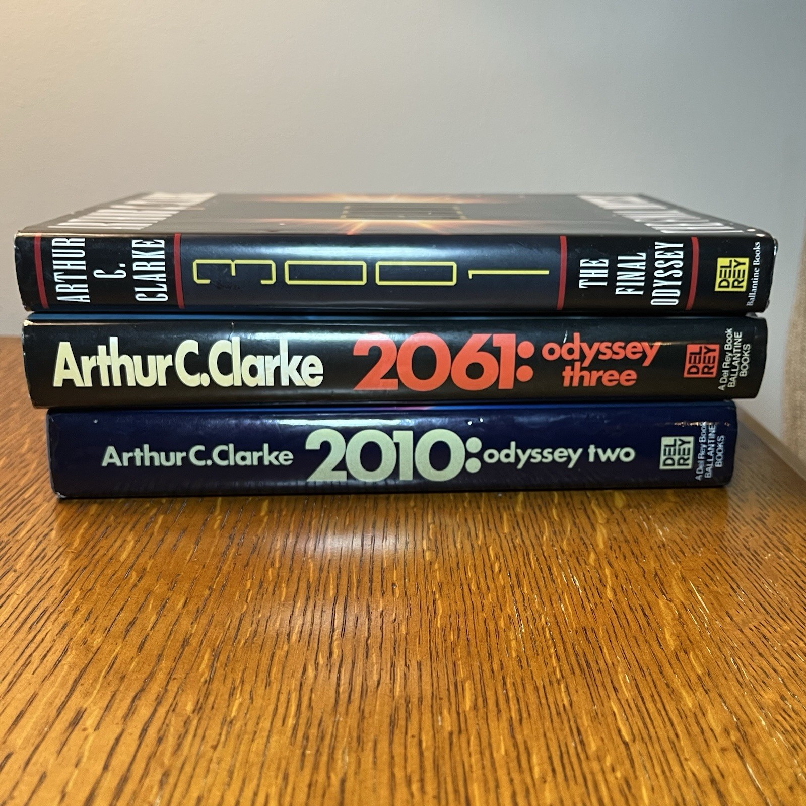 Arthur C Clarke Lot of 3 HC/DJ 2010 Odyssey 2, 2061 Odyssey 3,3001 Final Odyssey