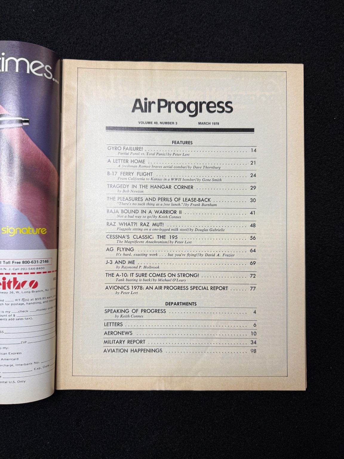 Air Progress Magazine 1978 Aviation Aircraft Flying Pilot Cessna Piper Avionics