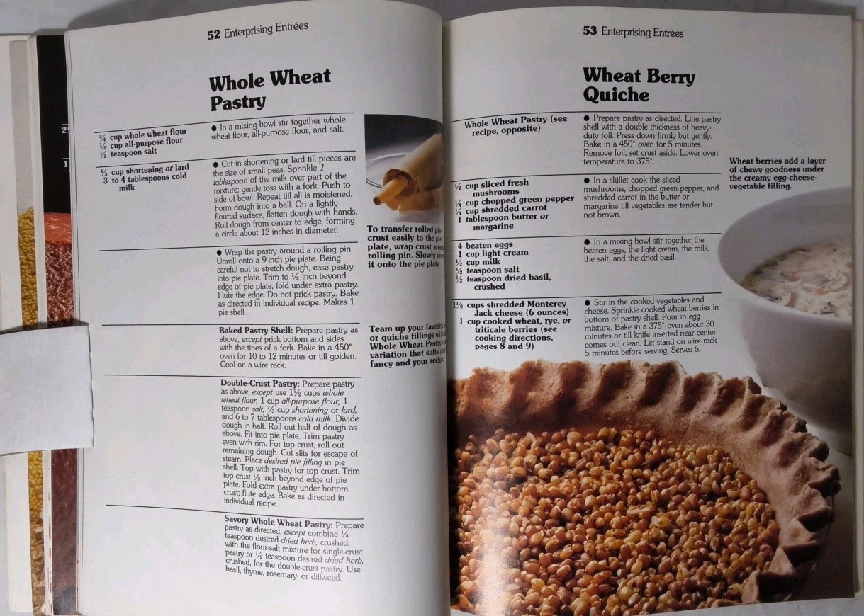 Better Homes & Gardens Cooking With Whole Grains: 1984 Meredith Corp. SC – NICE
