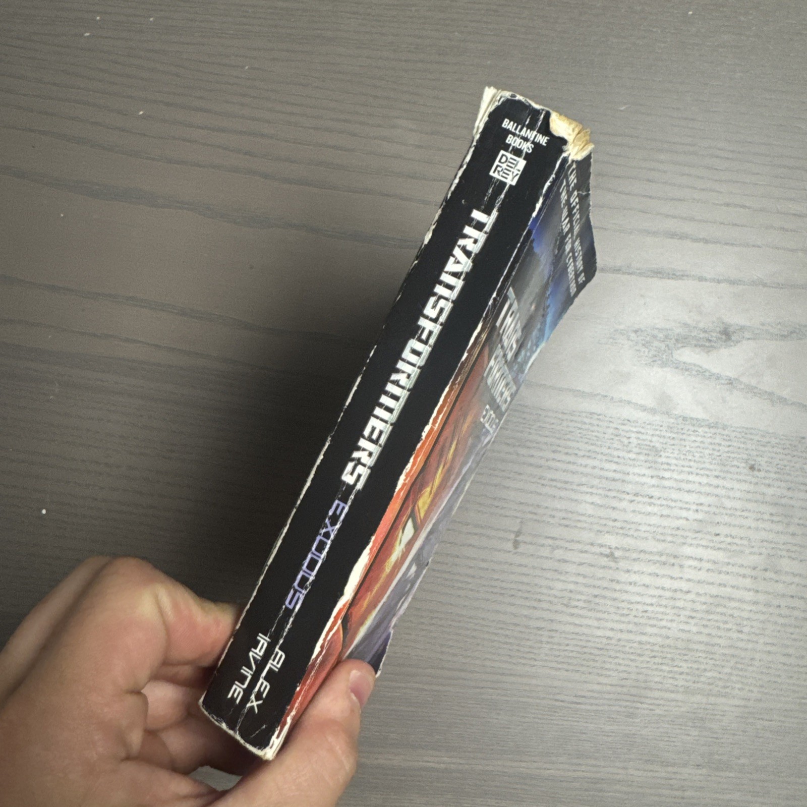 Transformers Exodus Paperback Book By Alex Irvine Balentine Books Acceptable