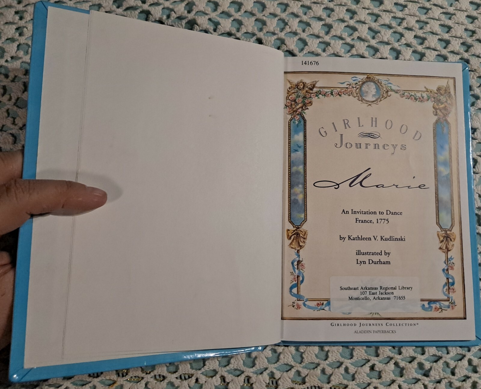 Girlhood Journeys Ser.: Marie: An Invitation to Dance, Paris 1775, ex-library