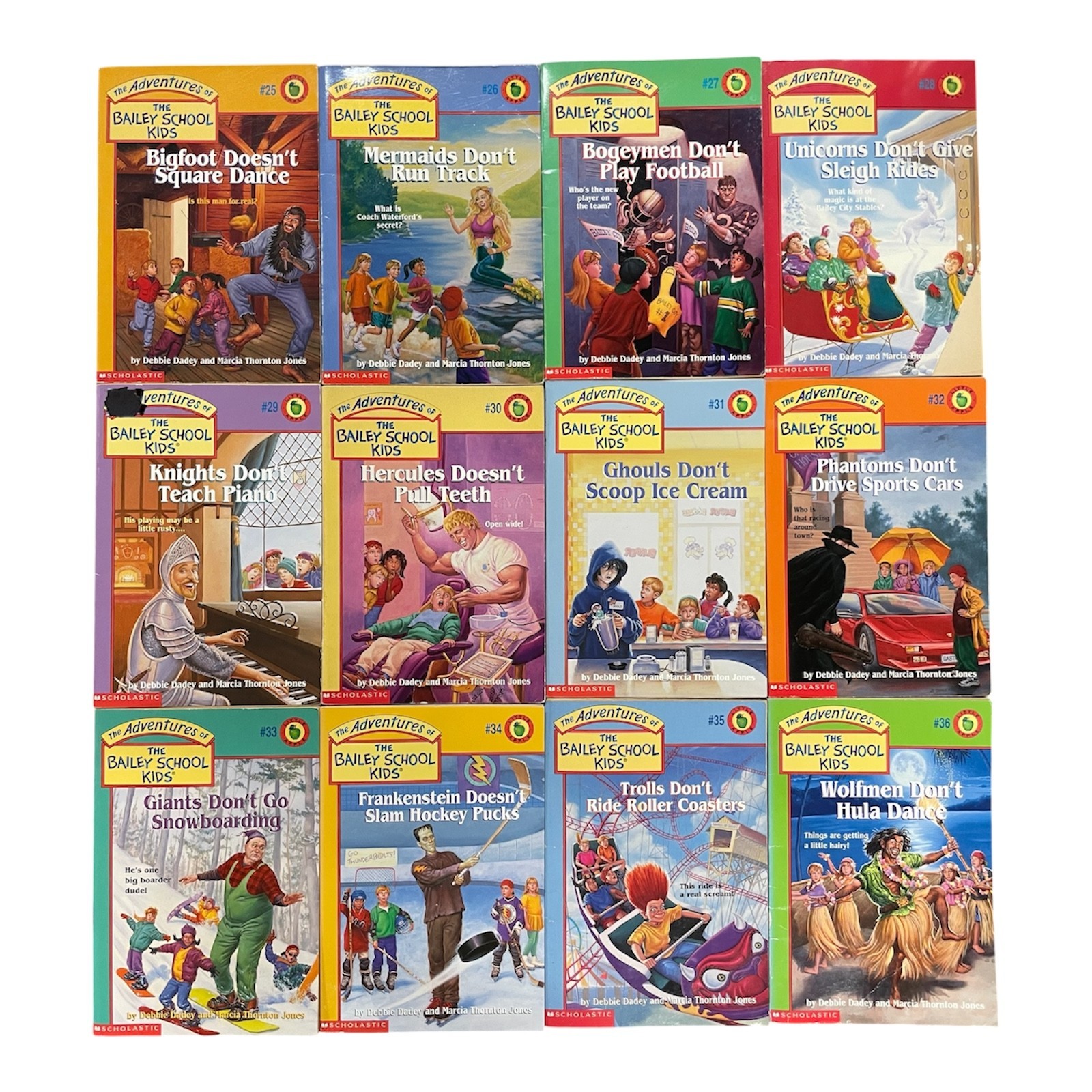The Adventures of the Bailey School Kids #25-36 12 Book Set Paperback Series Lot
