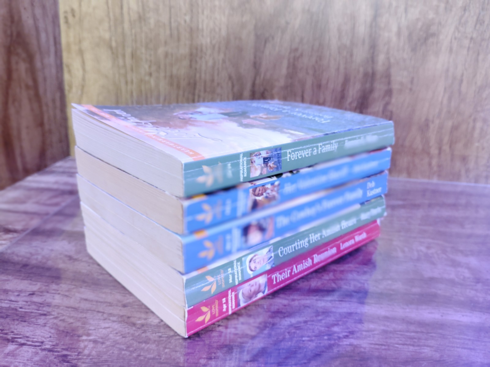 Love Inspired Inspirational Romance Lot 5 Books Harlequin Amish Cowboy Faith PB