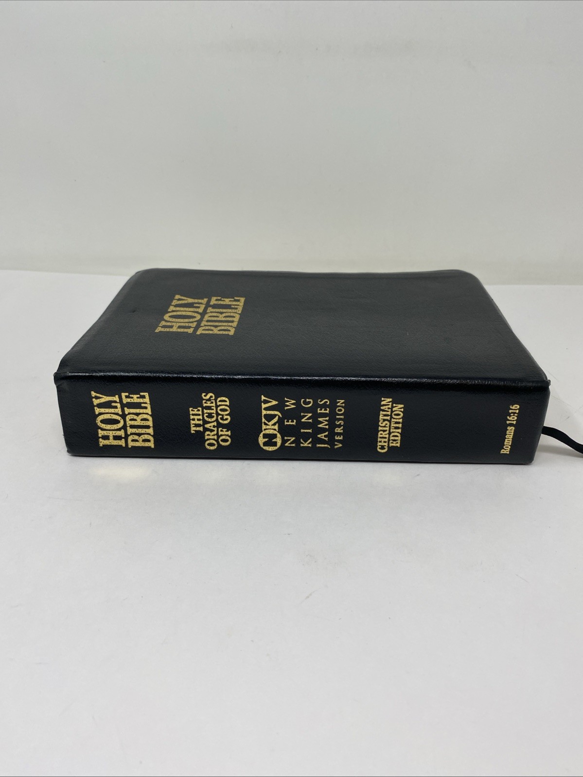 Rare “Oracles of God” Special Edition NKJV Open Bible Christian Ed Thumb Indexed