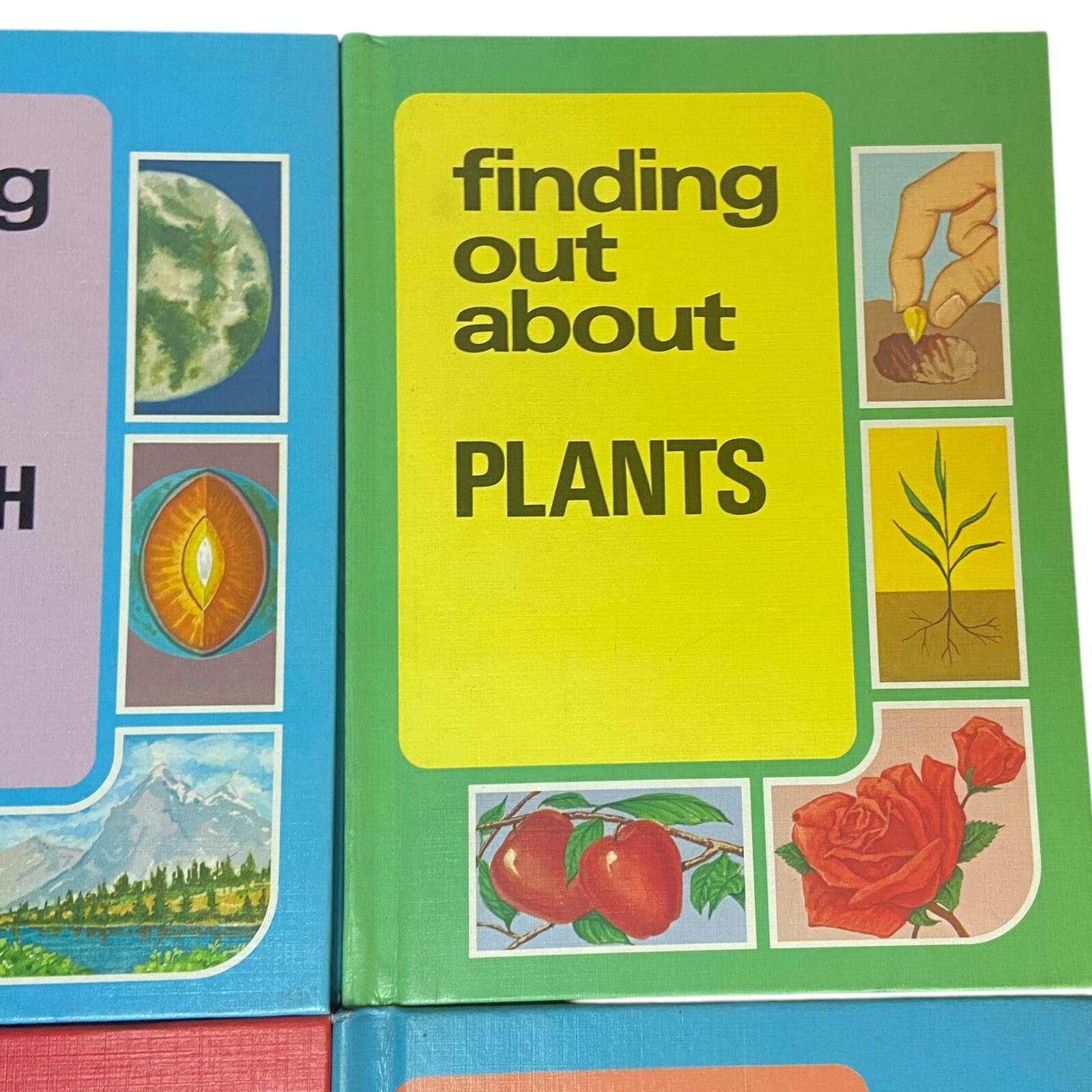(SET OF 4) VTG 1974 “Finding Out About” By Francis Alder Educational Hardcover
