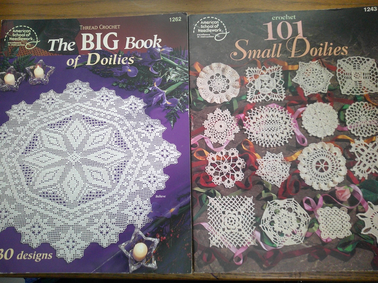 Thread Crochet The Big Book of Doilies & Crochet 101 Small Doilies Rita Weiss