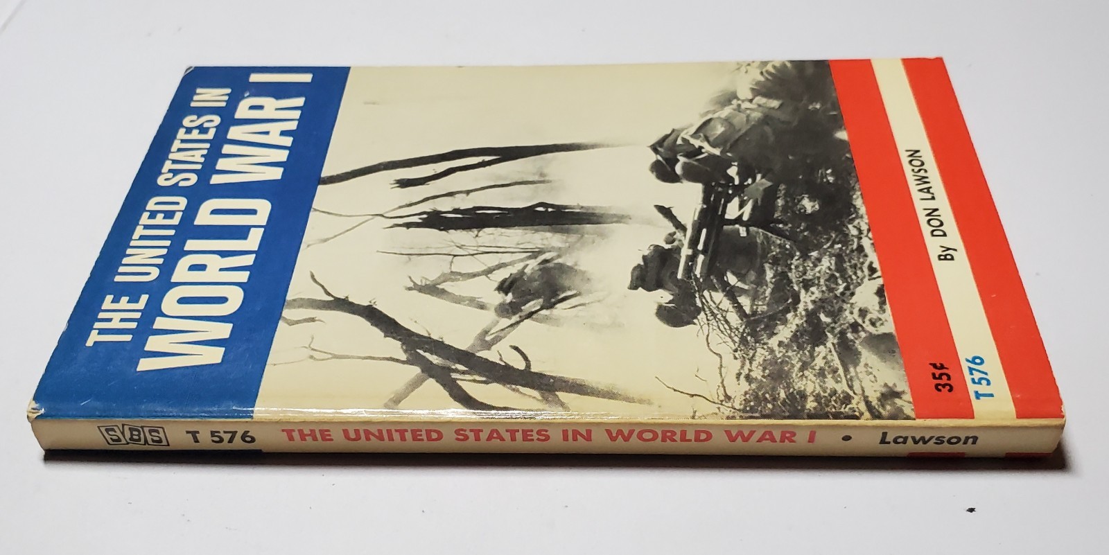 Vintage WW1 Scholastic 1st Print PB–The United States in WW1 by Don Lawson-1964