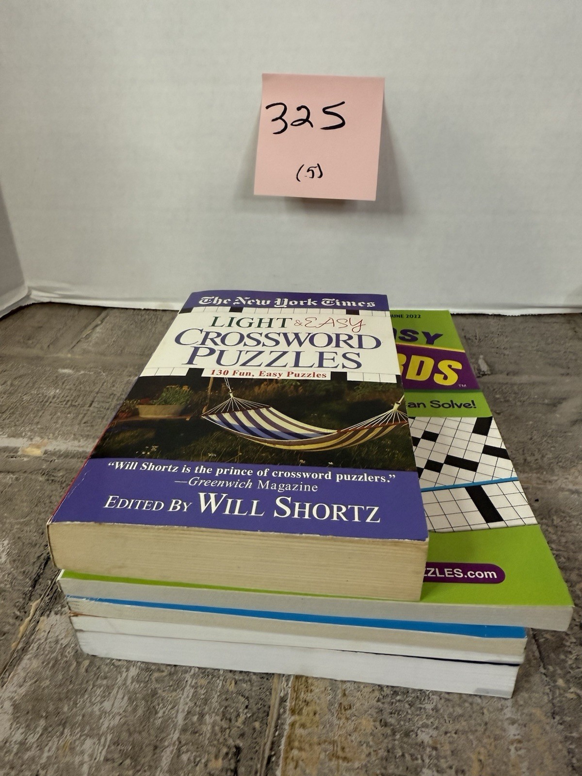 Crossword Puzzle Bundle Of 5 Books #325