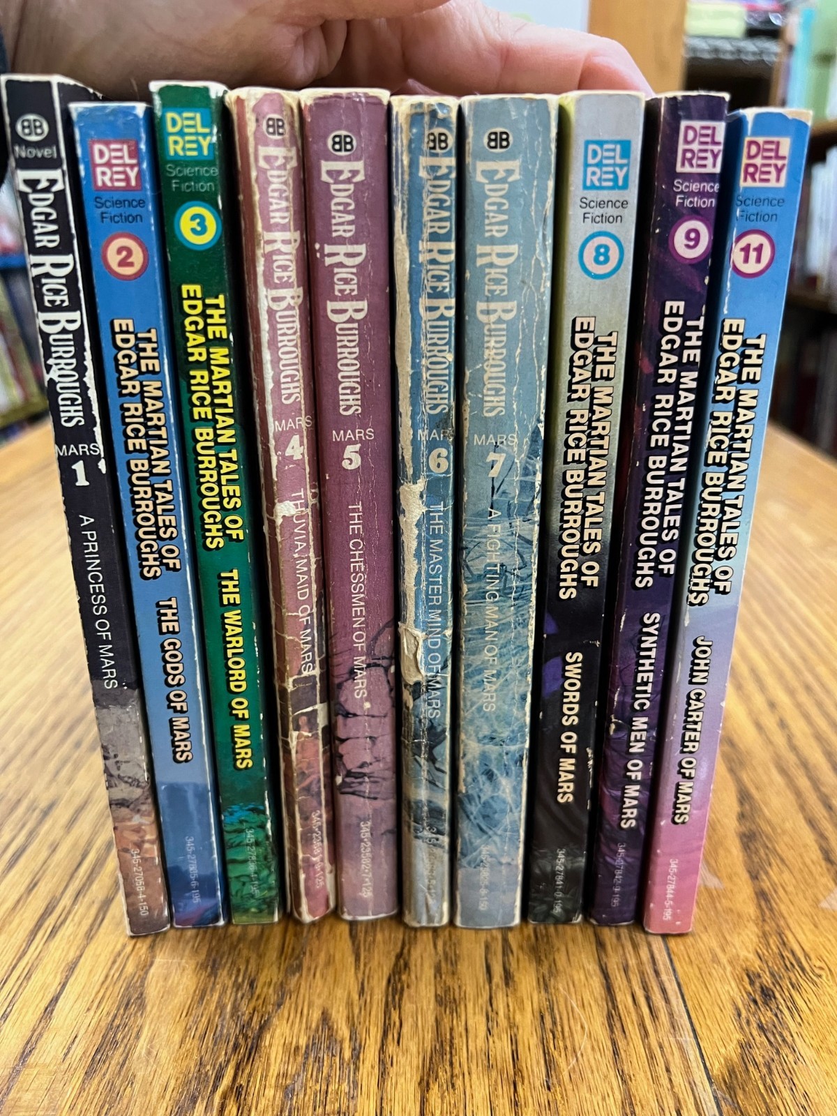 The Martian Tales of Edgar Rice Burroughs, 1-11, Lot of 10, Missing #10