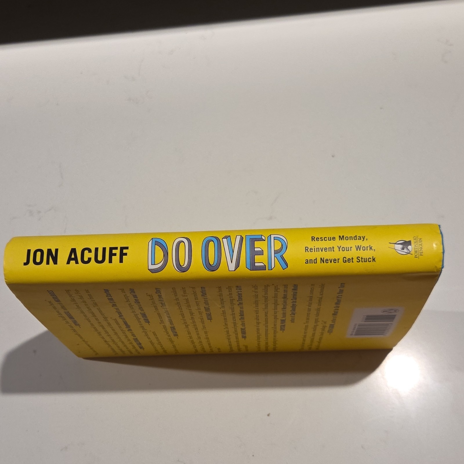 Jon Acuff Do Over Hardcover Book Careers Success Penguin Dust Jacket English