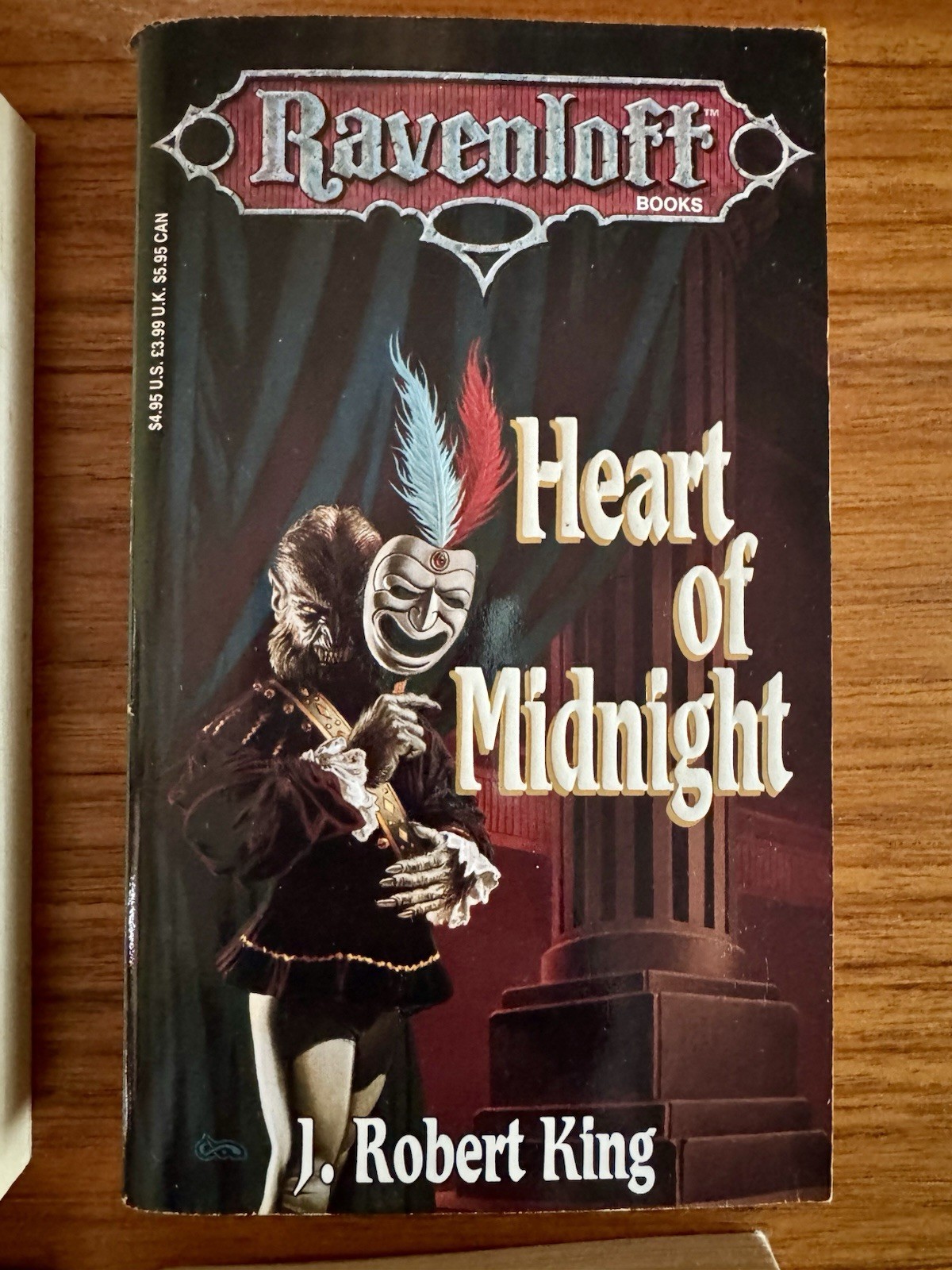 RAVENLOFT 9x PAPERBACK Book LOT Fantasy Horror TSR Christie Golden J ROBERT KING