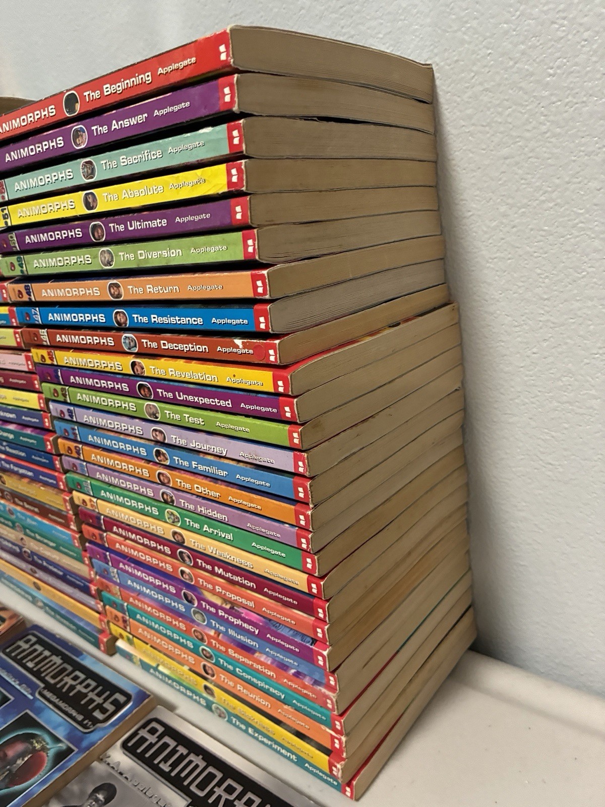 Animorphs Complete Set 1-54 & 6 Companions VTG Book Lot 46 47 48 49 50 51 52 53