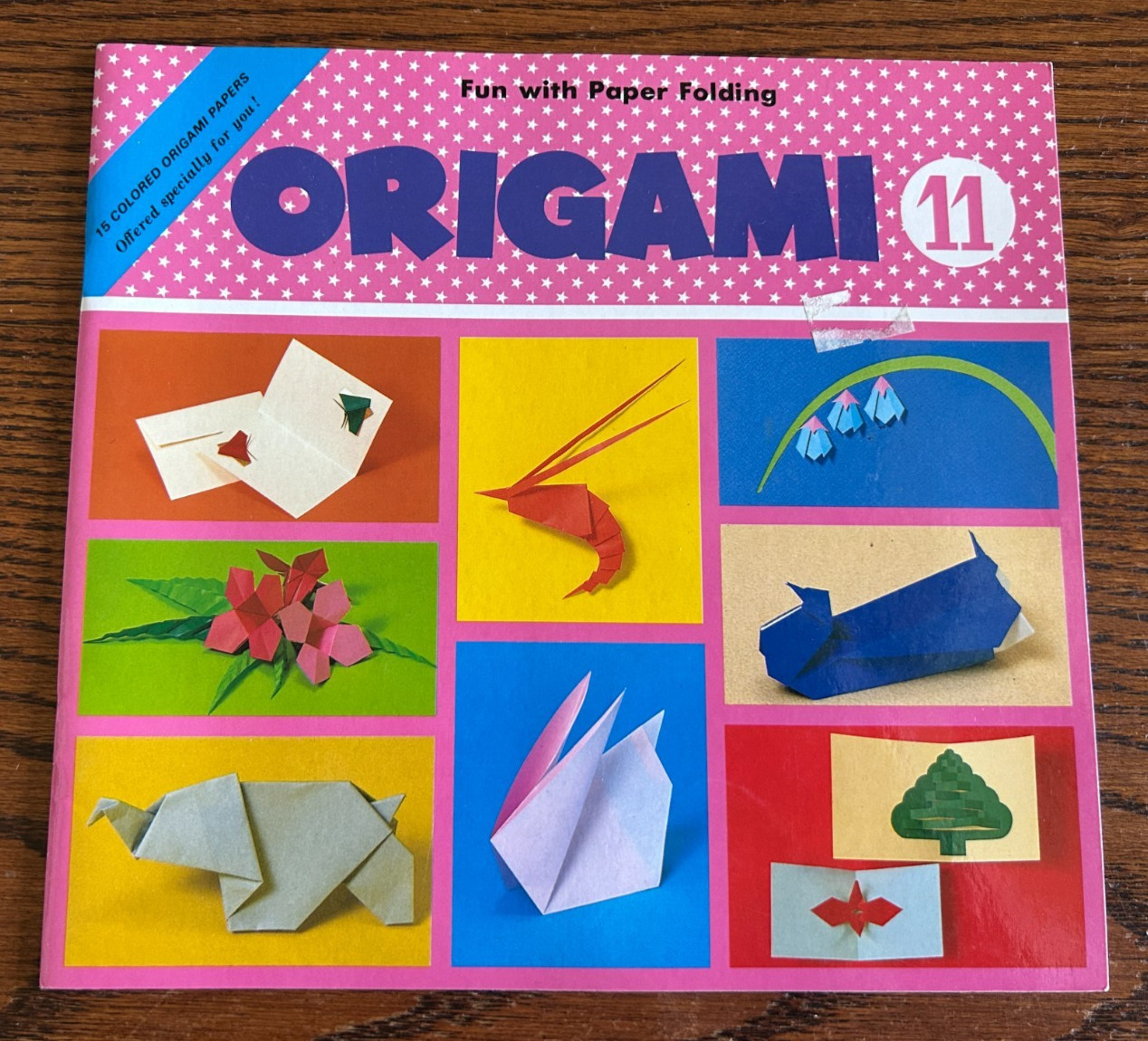 Lot of 5 Origami Books 1, 3, 4, 7, 11 Printed in Japan 1985+ Vintage