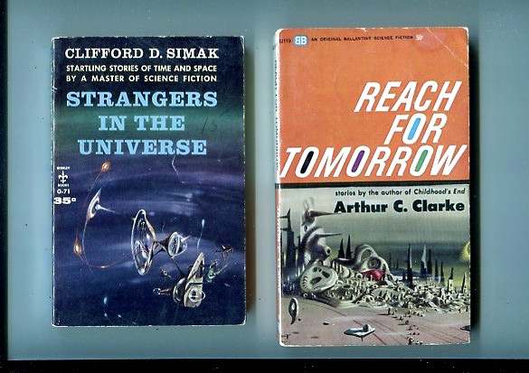 VINTAGE SF P/B LOT(6) RICHARD POWERS COVERS 1957-1976
