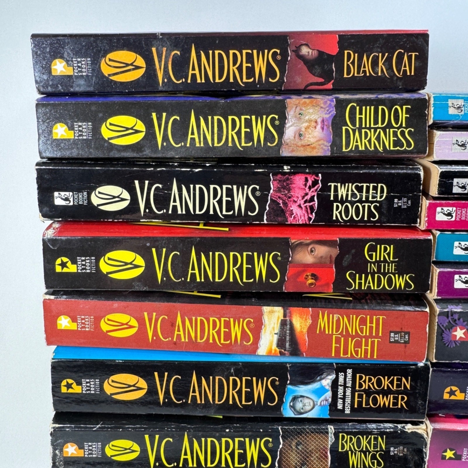 Lot 37 V.C. Andrews Books Some Keyhole Mixed Celeste Seeds of Yesterday