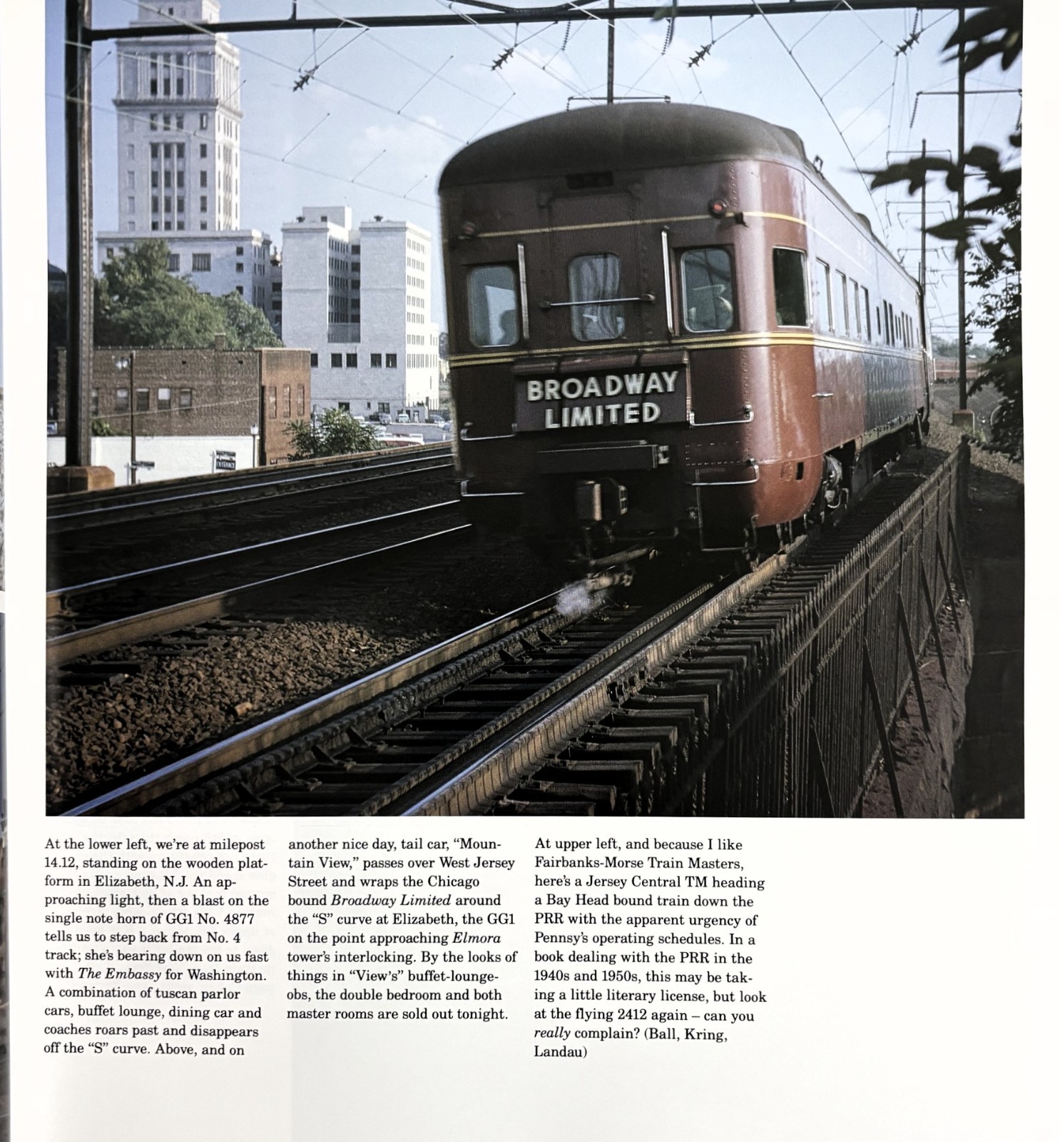 The Pennsylvania Railroad: 1940s-1950s by Don Ball, Jr., hc/dj, 2d edition, 1986