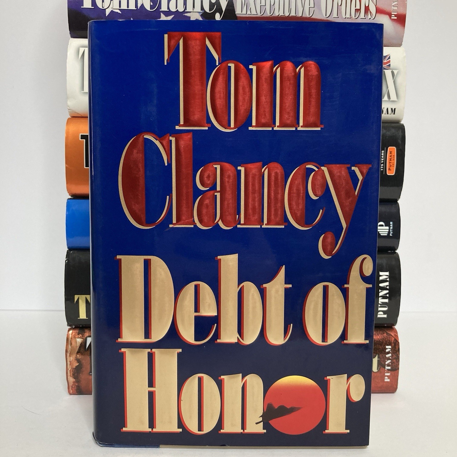 Lot of 9 Tom Clancy Jack Ryan Books HC/DJ Executive Orders Rainbow Six