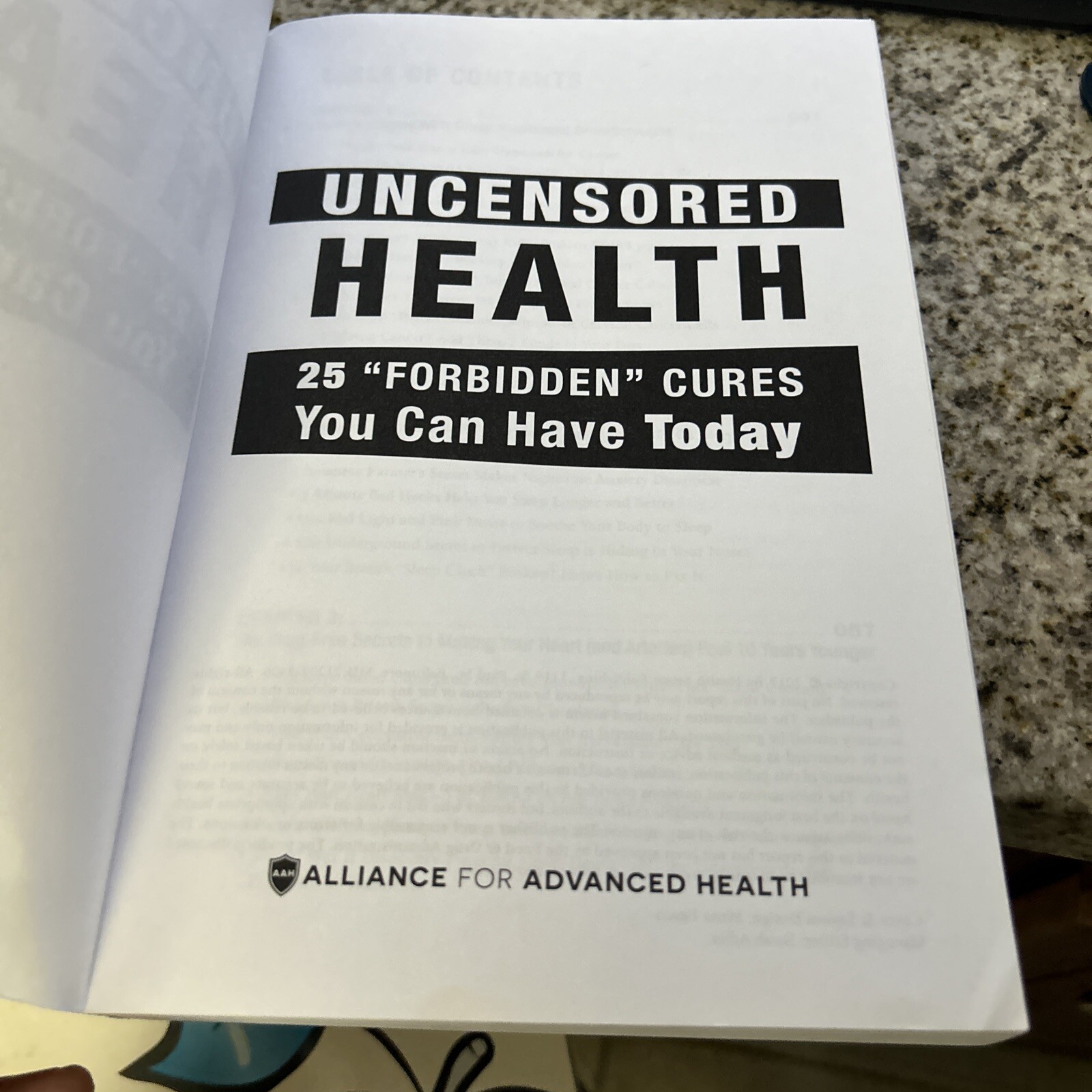 Uncensored Health 25 Forbidden Cures You Can Have Today By Alliance For Advanced