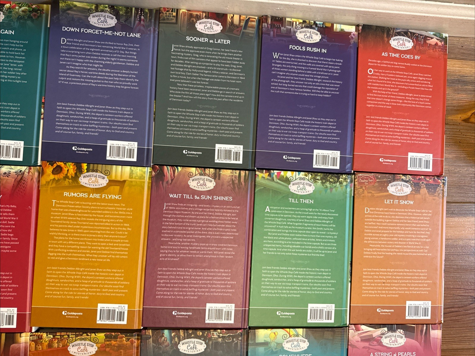19 Lot Guideposts Whistle Stop Cafe Mysteries Books Hardback
