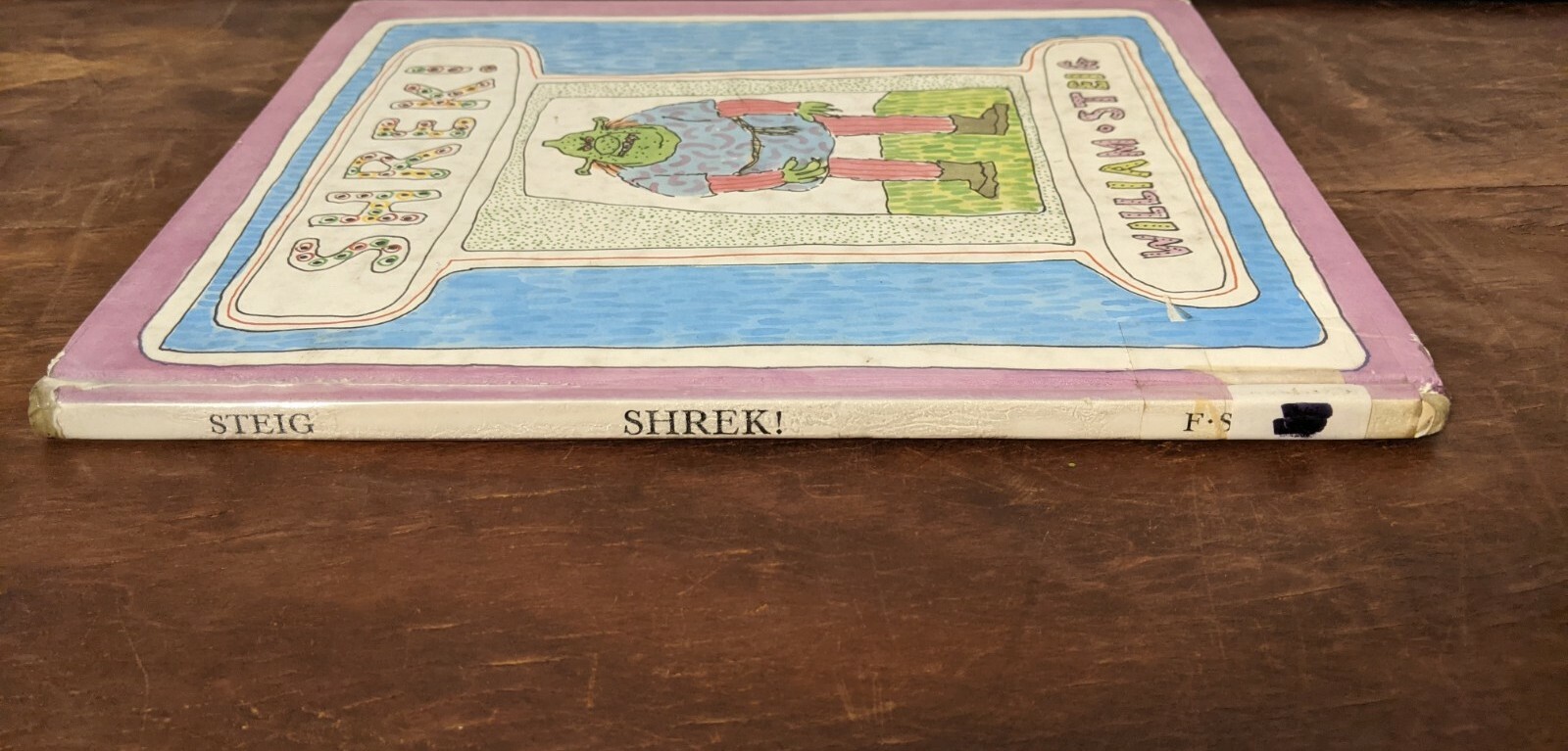 SHREK! by William Steig 1990 Hardcover Book First Edition 1st Printing ex libr.