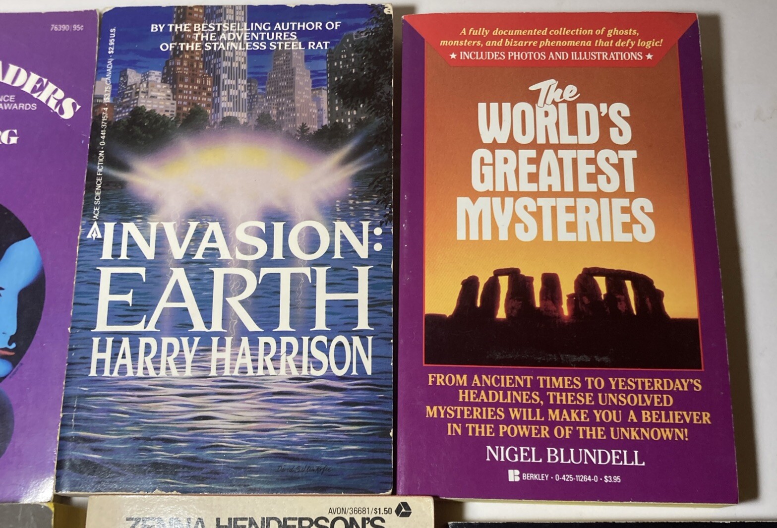 Lot of 10 Books Whitley Strieber Communion Alien Abductions D. Scott Rogo
