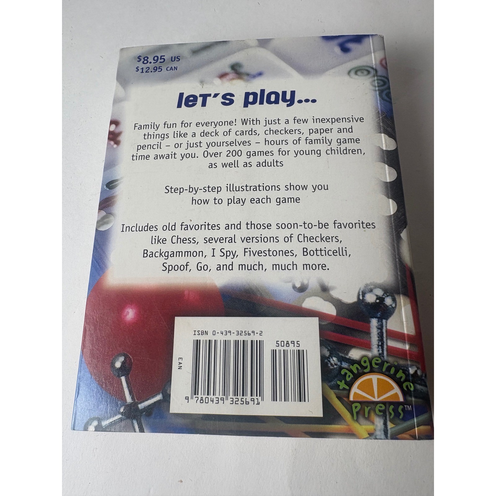 Family Games Card Board Travel Outdoor Games Paperback Book by Brian Burns