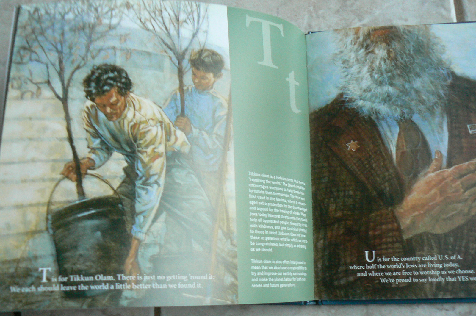 A Is for Abraham – A Jewish Family Alphabet, First Ed.Michelson,Mazellan NICE HC