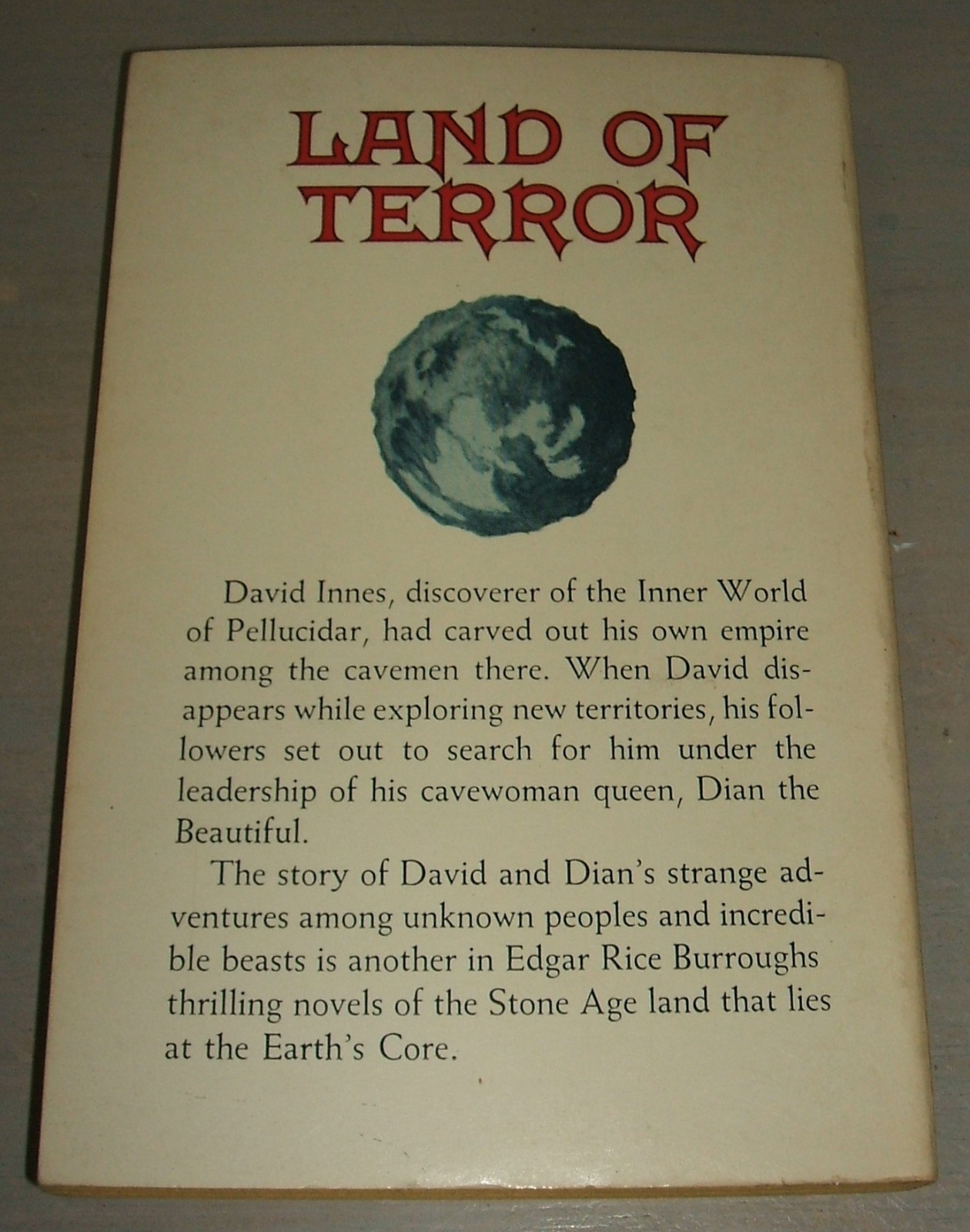 Land of Terror by Edgar Rice Burroughs 1964 1st edition,1st Printing see Listing