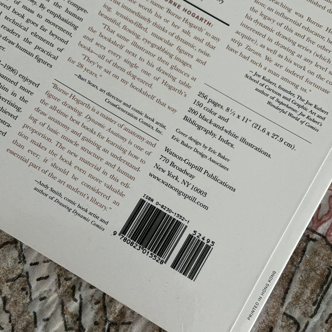 Dynamic Anatomy by Burne Hogarth Revised and Expanded Edition