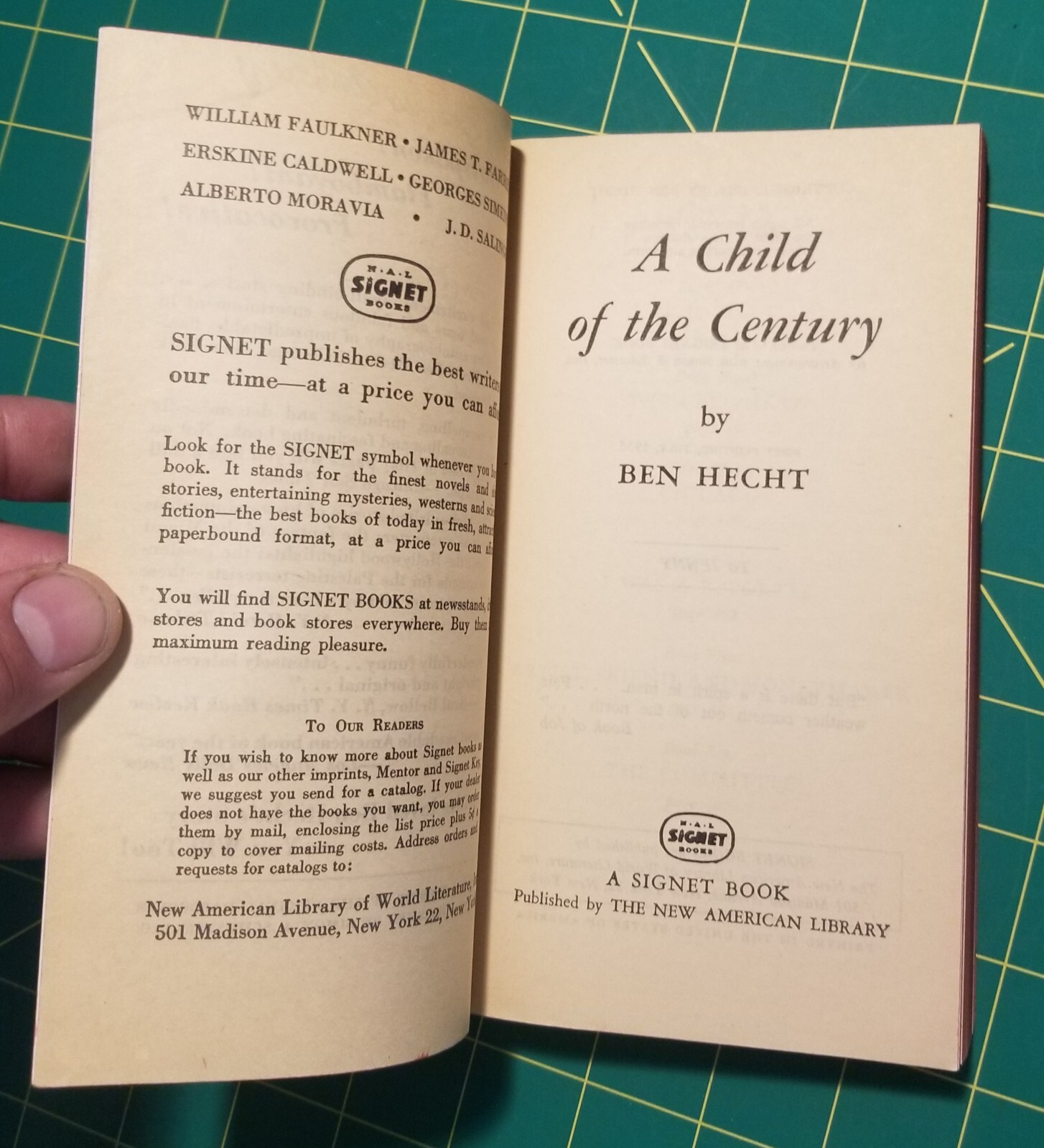 A Child of the Century by Ben Hecht