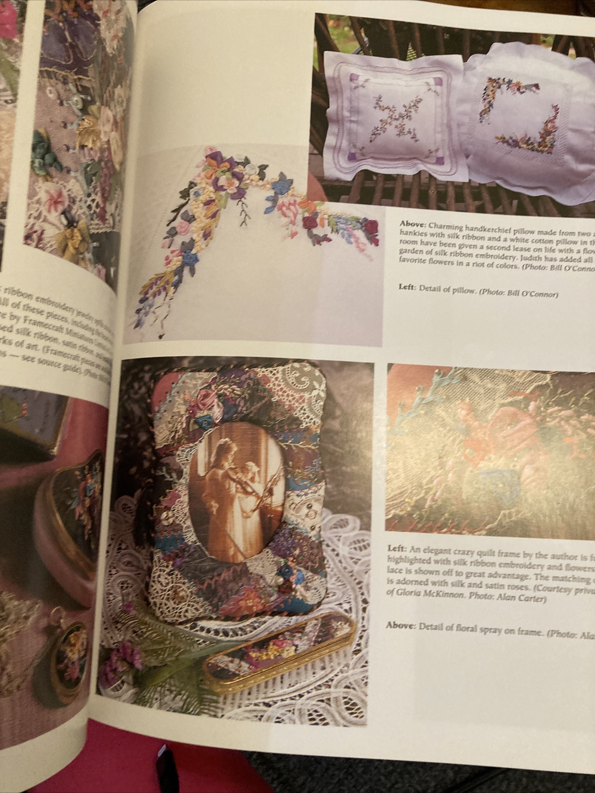 Vtg Rare 1993 The Art Of Silk Ribbon Embroidery by Judith Baker Montano