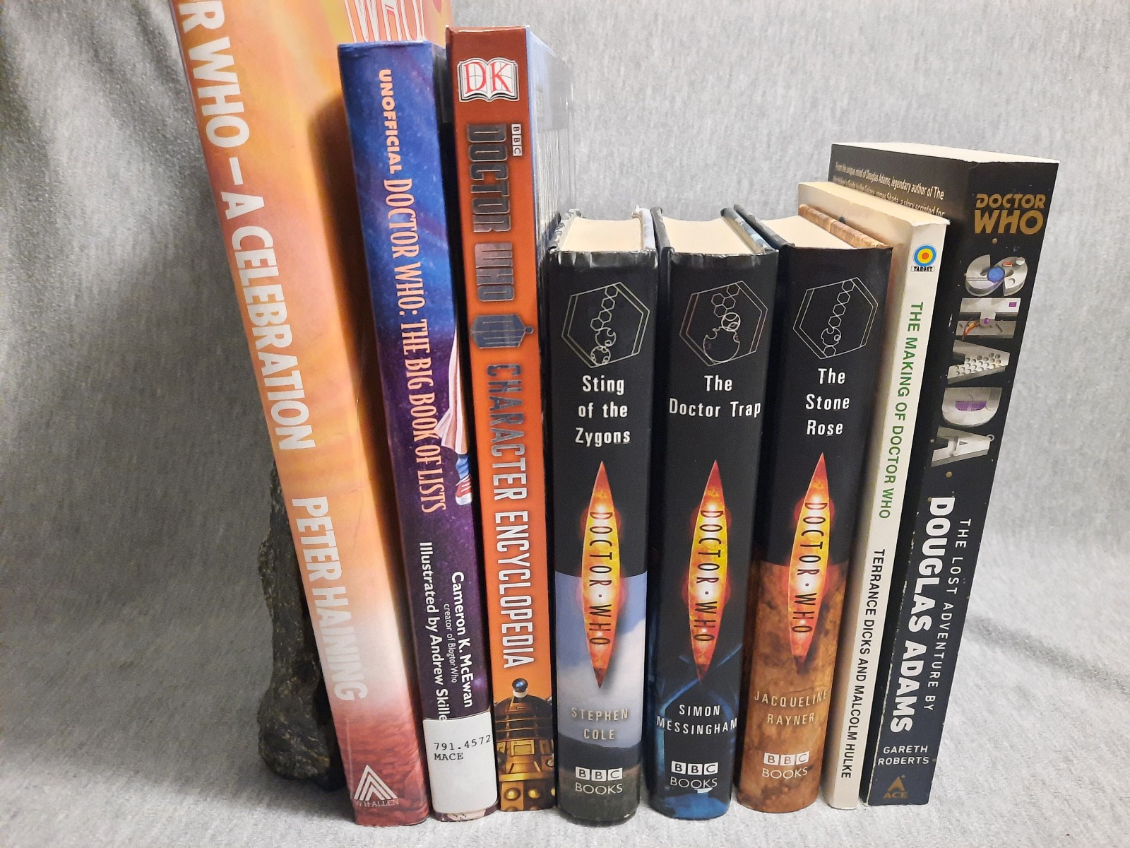Doctor Who 8 Book Lot Douglas Adams Matt Smith David Tennant