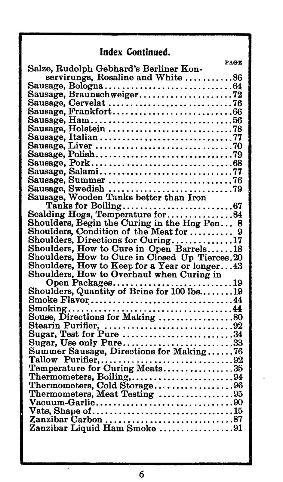 1904 Secrets Of Meat Curing And Sausage Making Cook Book 97 Pages