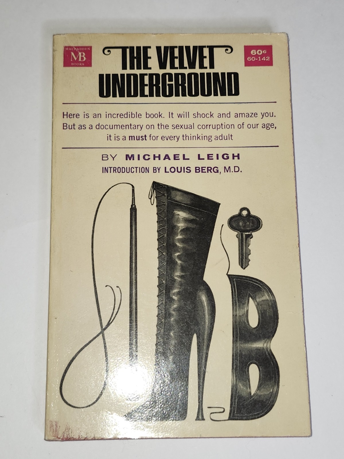 The Velvet Underground Paperback Book by Michael Leigh 1965 PB 4th Printing
