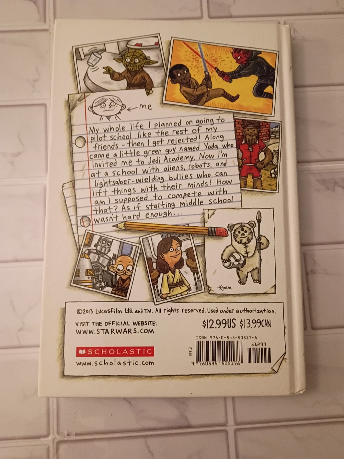 Star Wars: Jedi Academy Book by Jeffrey Brown HC/PB Kids Graphic Novel Scholasti