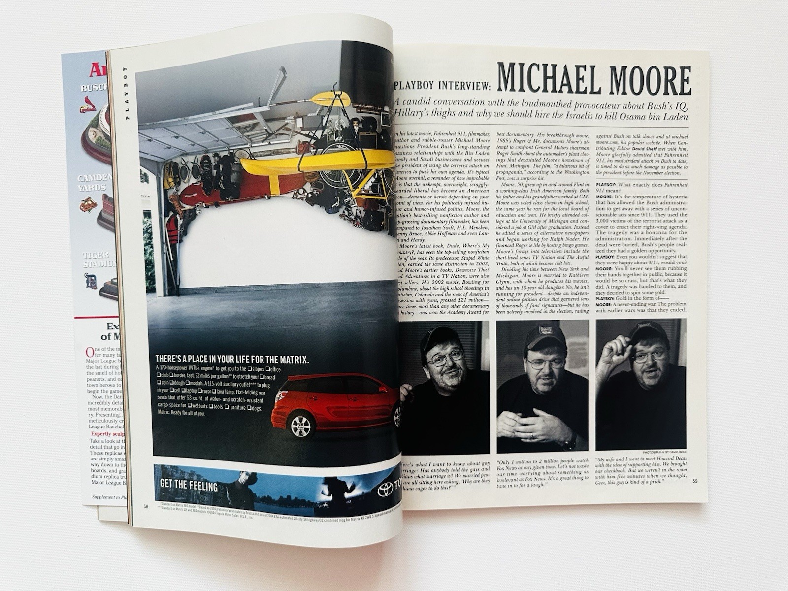 Playboy Magazine July 2004 – Cover Peta Wilson + Michael Moore, Expensive Cars