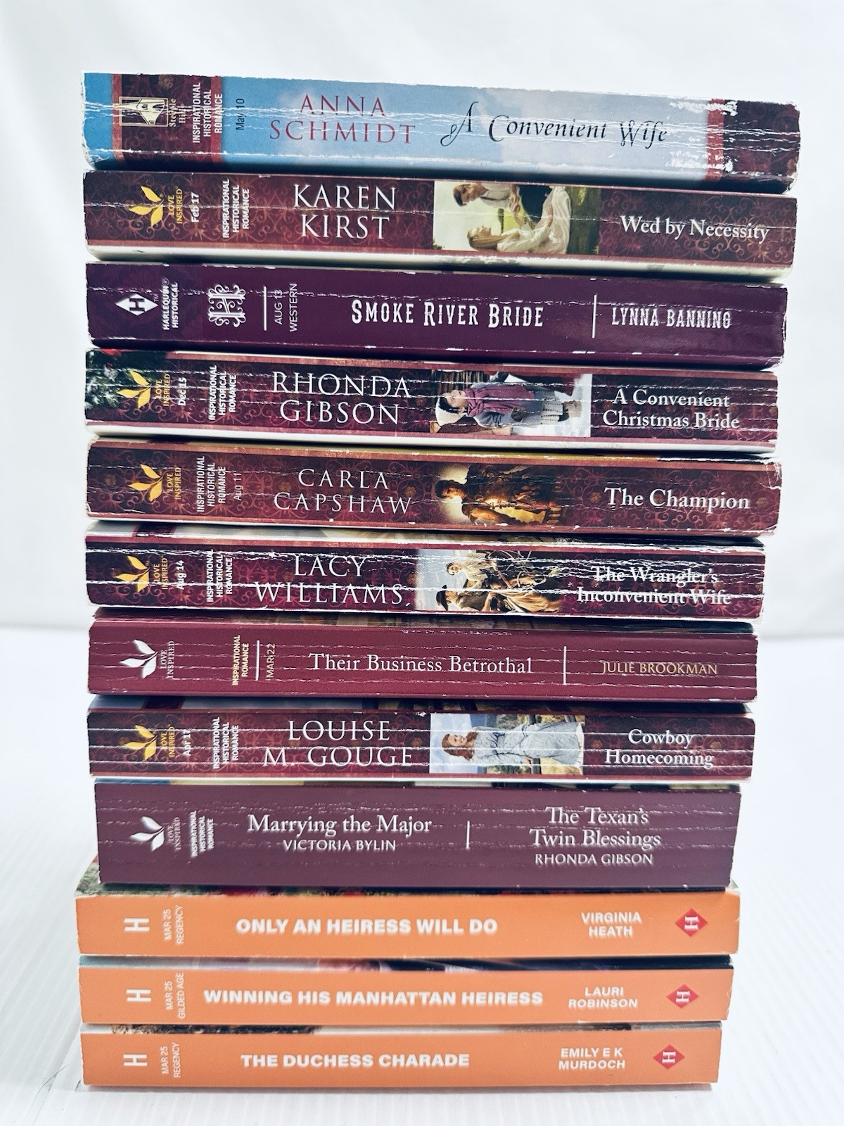 Lot 12 Love Inspired Historical Western Frontier Christian Romance Faith Series