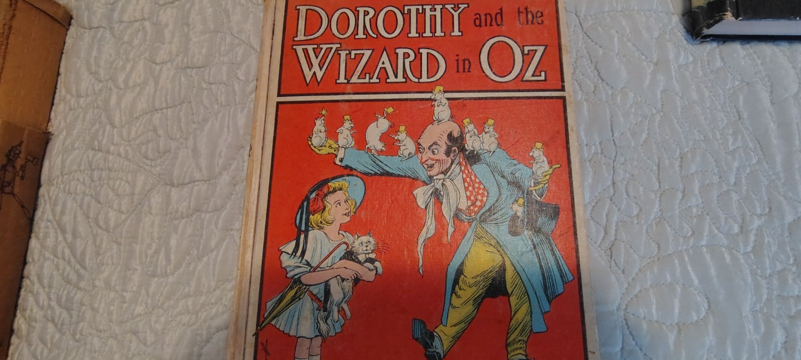 Vintage Wizard of OZ-L. Frank Baum Book Set of 7 Hardcover-1 Paper-Reilly & Lee