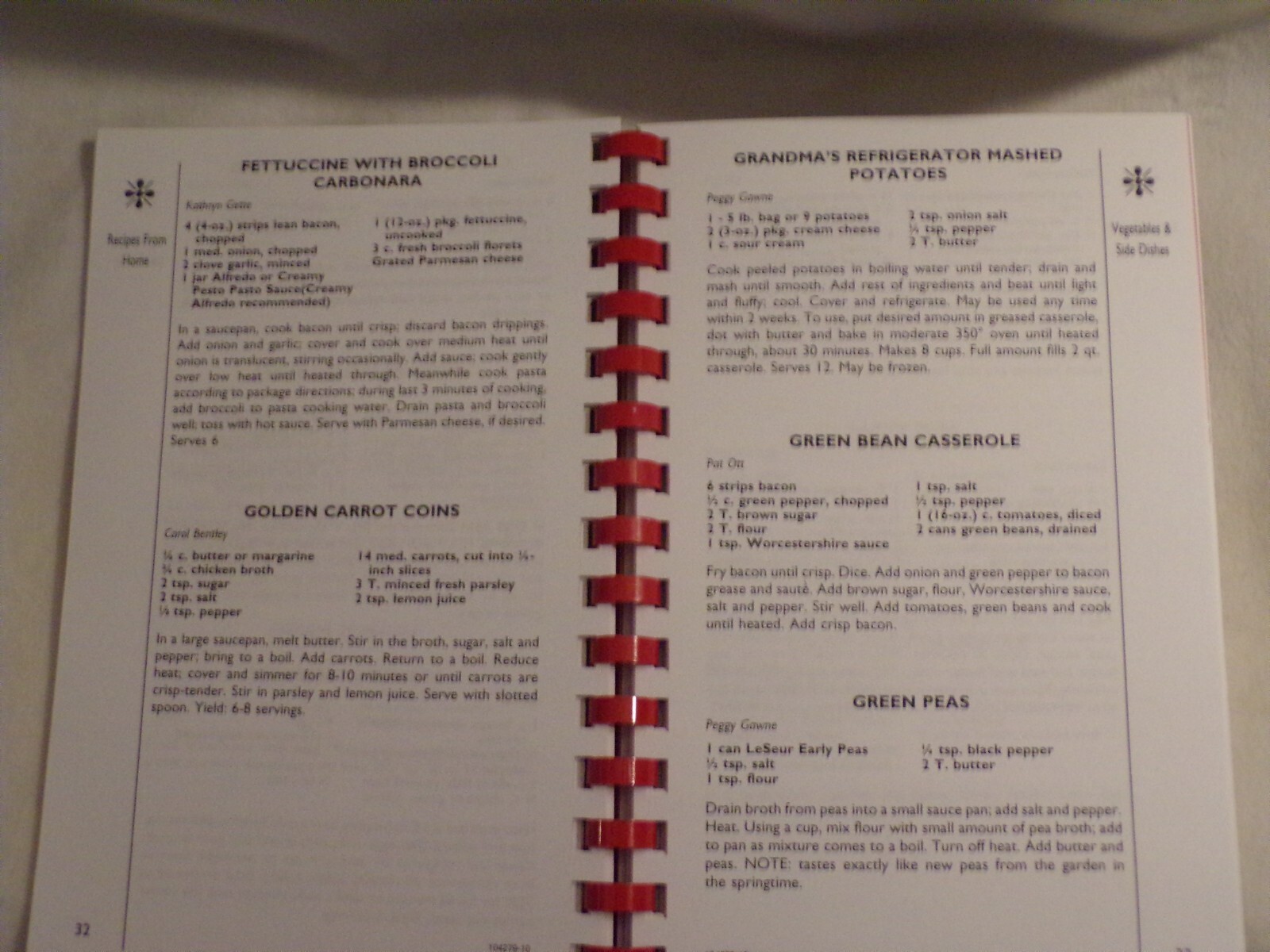 Morris Press Cook Book “Recipes From Home”