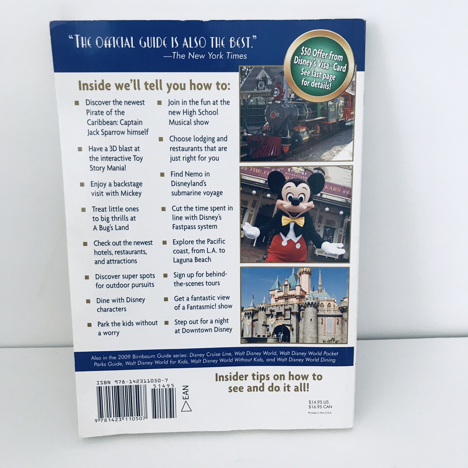 VTG Travel Guide Map For Disneyland Calif Resort 158 Pages By Birnbaum 2009 EUC