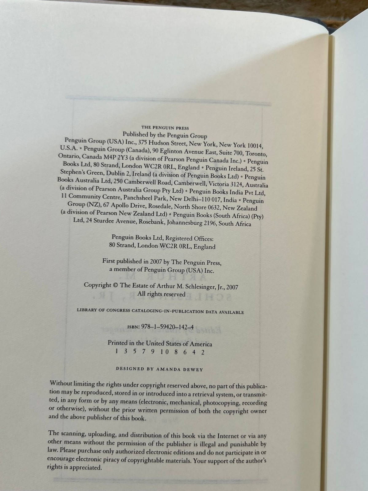 Journals 1952-2000 Arthur M Schlesinger Jr First Published June 2007 Biography