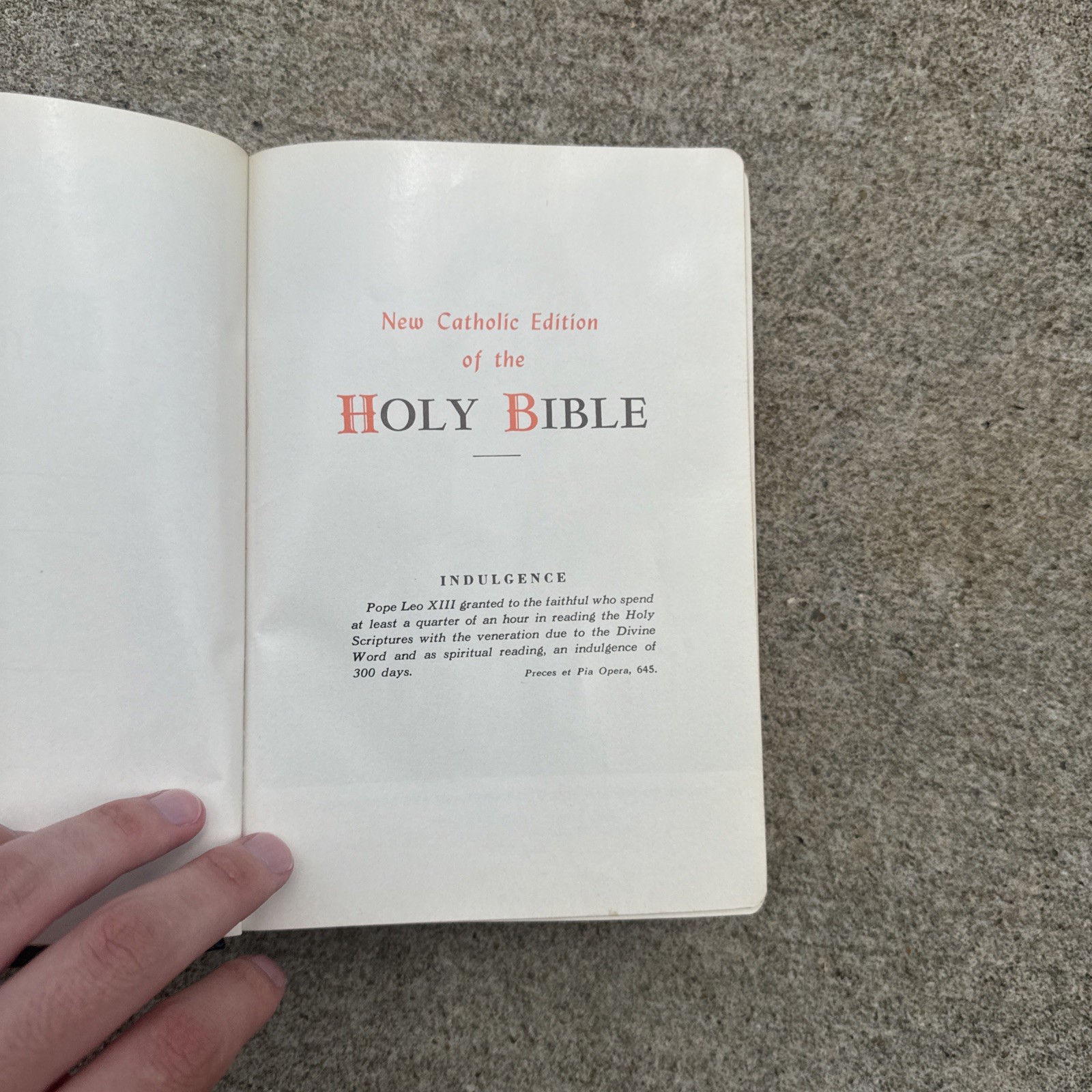 Holy Bible New Catholic Edition Douay 1957 by Catholic Book Publishing