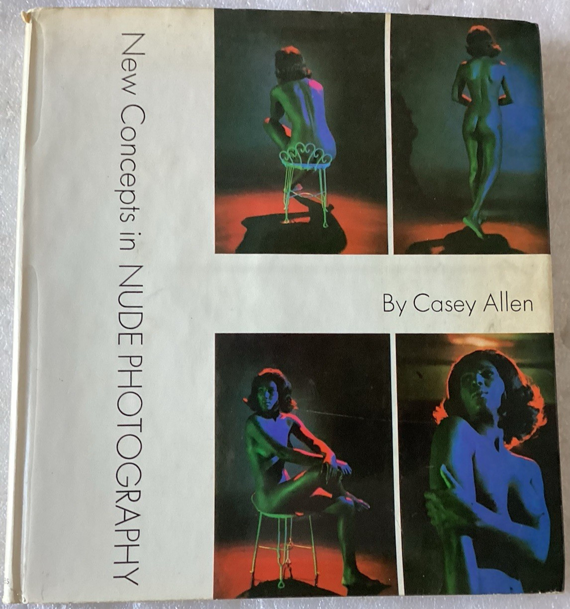 New Concepts in Nude Photography/Casey Allen/VERY GOOD 1966 HARDCOVER/GOOD DJ