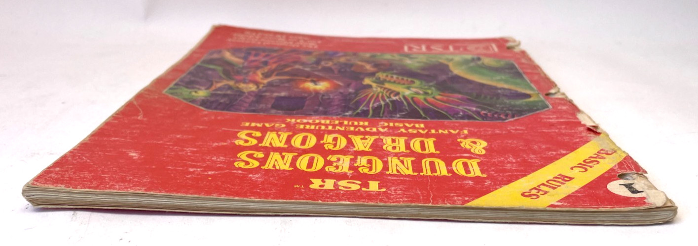 Dungeons & Dragons Basic Rulebook Tom Moldvay 1981 TSR Fantasy RPG Game