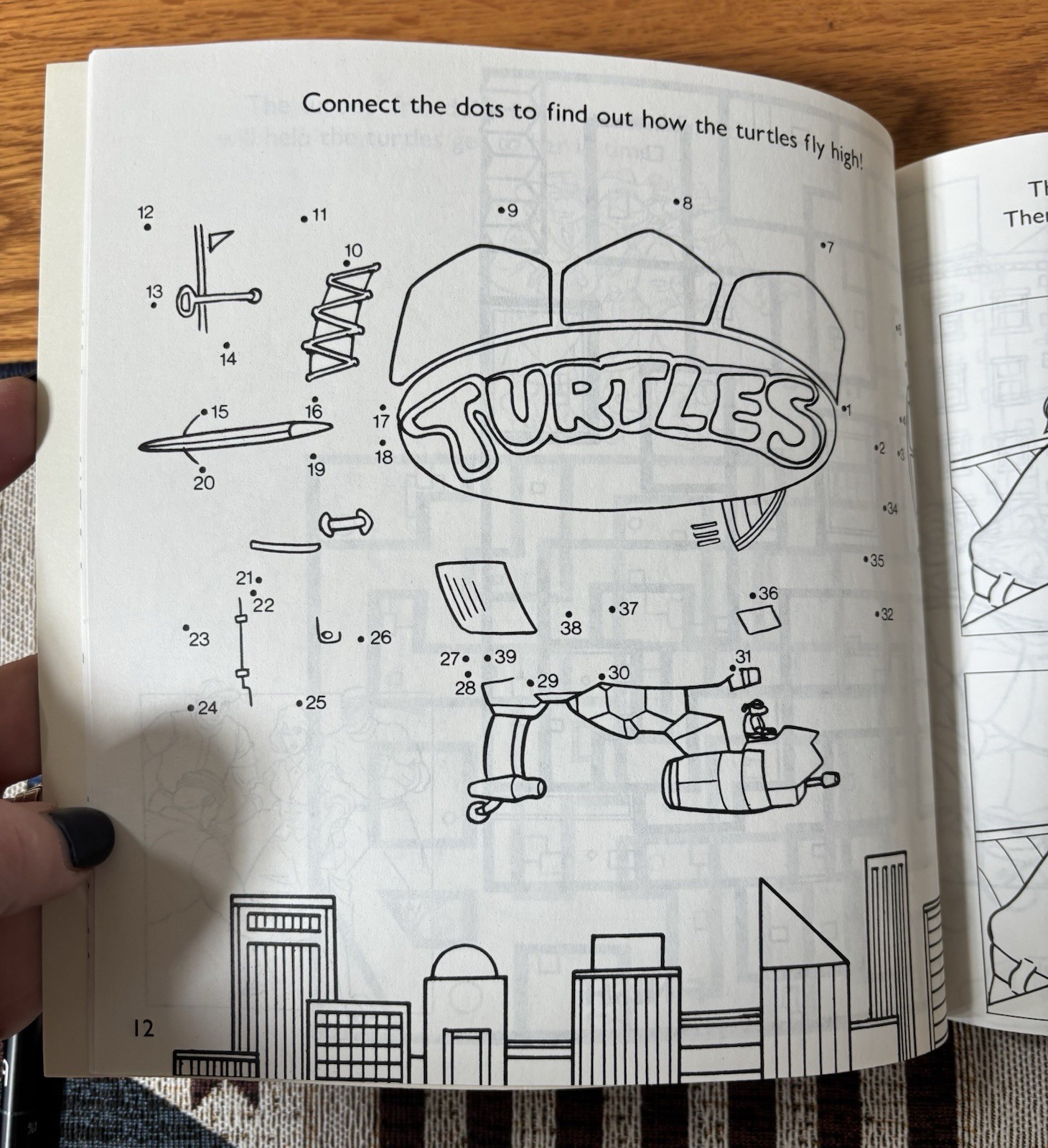 Teenage Mutant Ninja Turtles Coloring & Activity Book 1991 New Old Stock